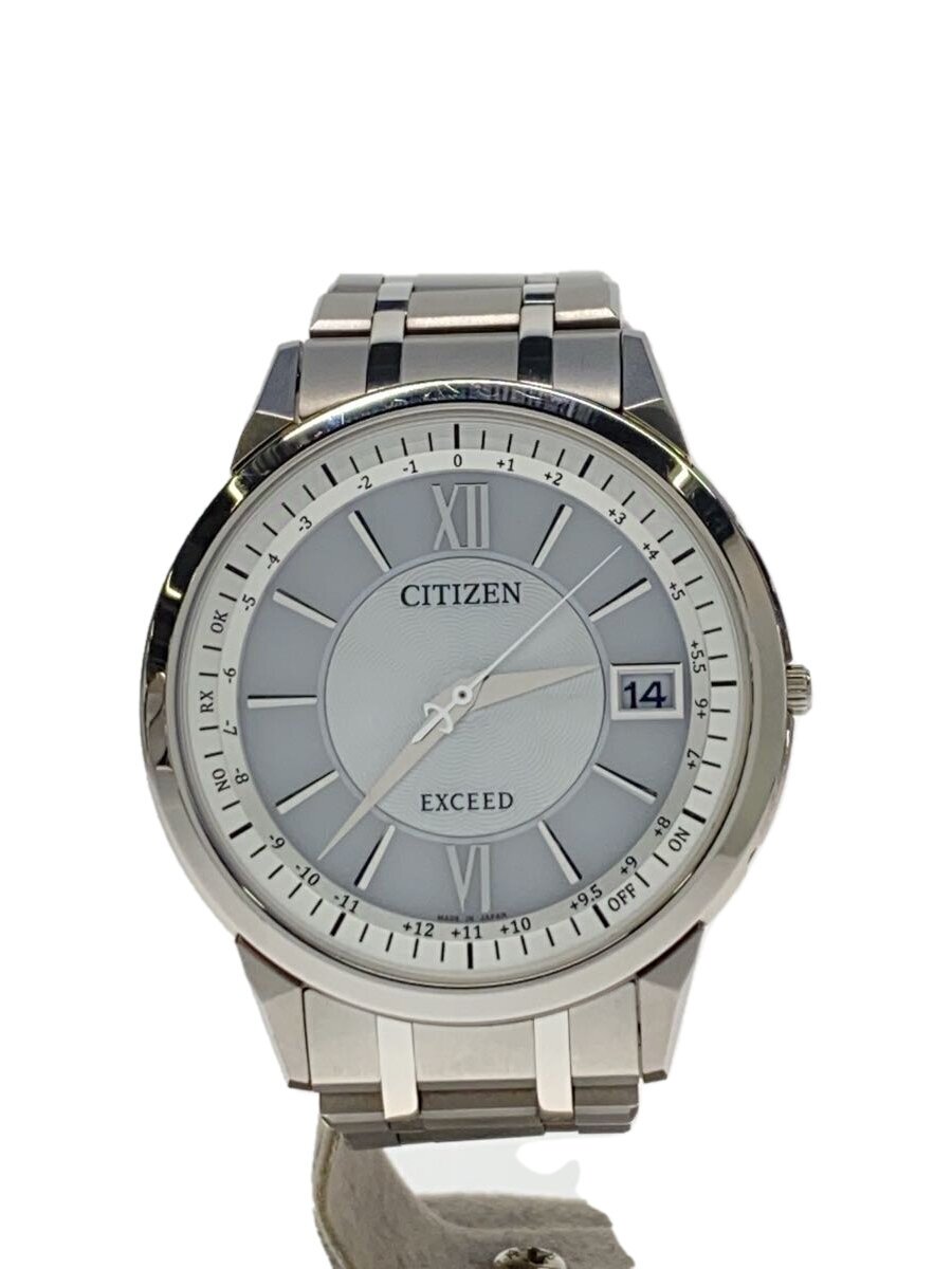 【中古】CITIZEN◆EXCEED/ソーラー腕時計/アナログ/H147-A1B4B03【服飾雑貨他】