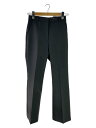 【中古】H BEAUTY&YOUTH◆ツイルフレアパンツ/M/ポリエステル/GRY/1614-299-6160//【レディースウェア】