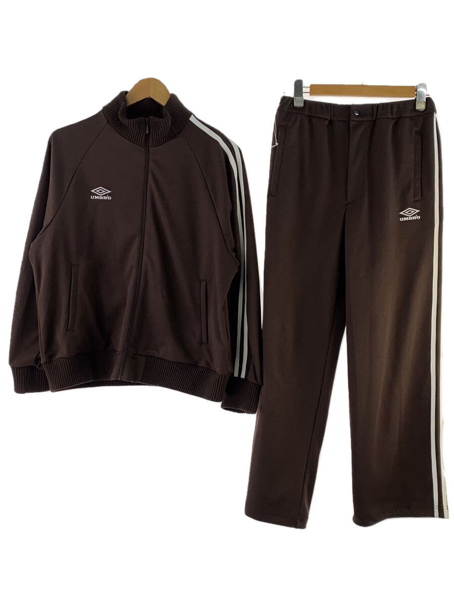 【中古】UMBRO◆セットアップ/M/ポリエステル/BRW/無地/MYL-04000-A【メンズウェア】