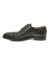 【中古】CROCKETT&JONES◆ドレスシューズ/UK6.5/BLK/ST550586002【シューズ】