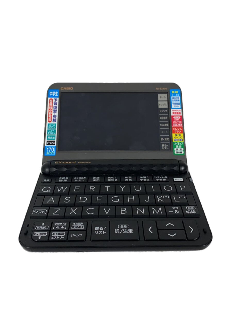 【中古】CASIO◆電子辞書 エクスワード XD-Z3800WE [ホワイト]【家電・ビジュアル・オーディオ】