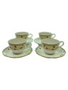 【中古】Noritake◆カップ&ソーサー/4点セット/WHT【キッチン用品】