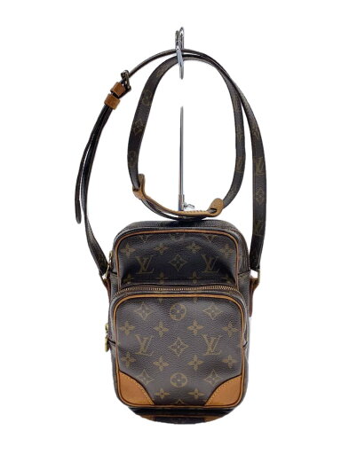 【中古】LOUIS VUITTON◆アマゾン_モノグラム・キャンバス_BRW/PVC/BRW【バッグ】 【中古】LOUIS VUITTON◆アマゾン_モノグラム・キャンバス_BRW/PVC/BRW【バッグ】