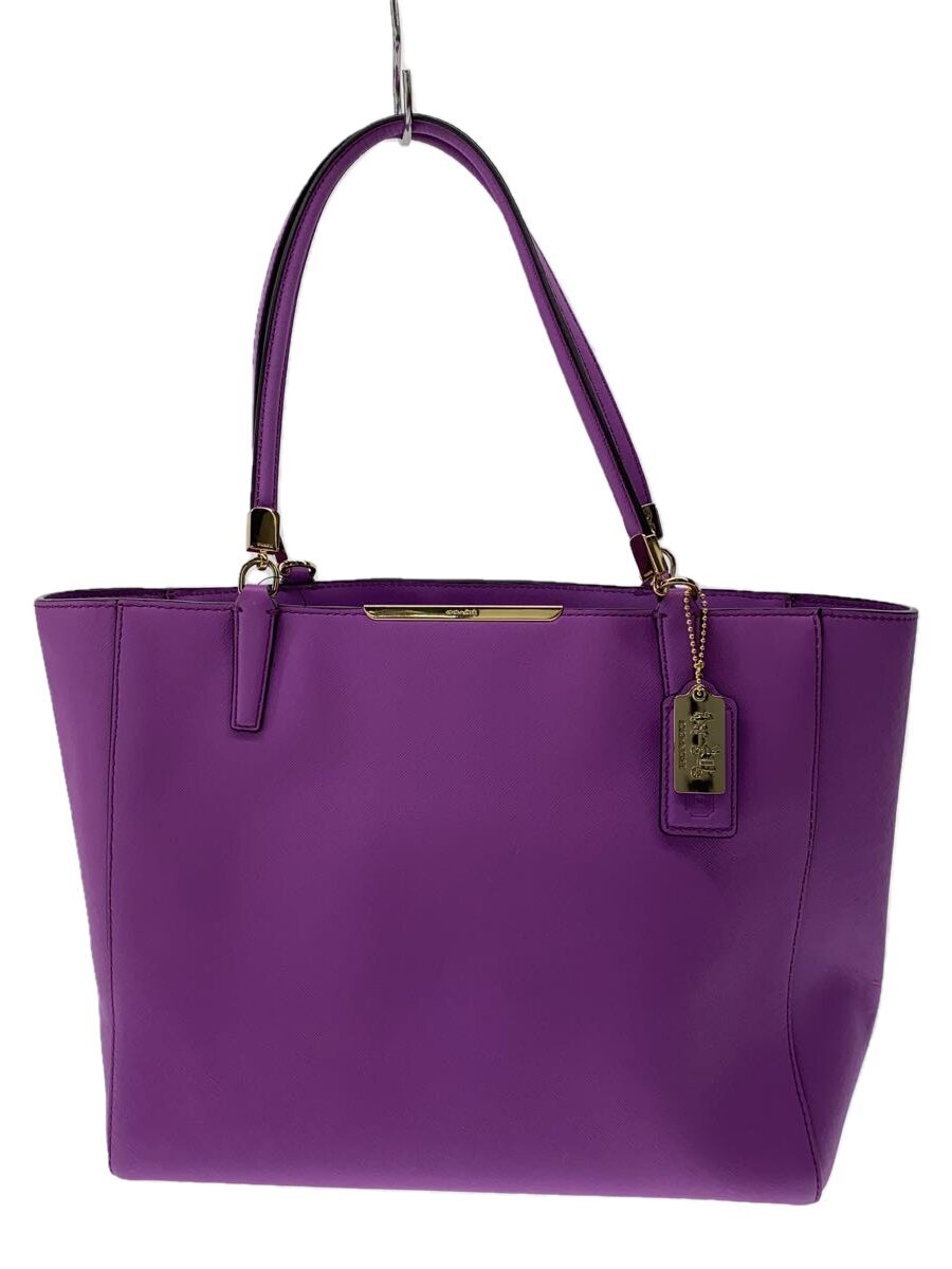 【中古】COACH◆トートバッグ/--/パープル/29002【バッグ】