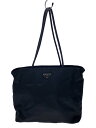 【中古】PRADA◆トートバッグ/ナイロン/BLK【バッグ】