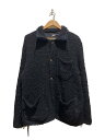 【中古】FUJIMOTO BROKEN KNIT JACKET FREE/BLK【メンズウェア】