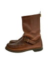 【中古】Russell Moccasin◆エンジニアブーツ/US6.5/BRW/レザー【シューズ】