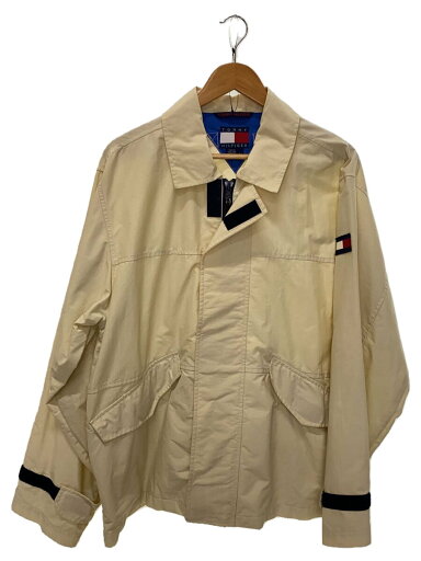 【中古】TOMMY HILFIGER◆ジャケット/S/ポリエステル/IVO【メンズウェア】 【中古】TOMMY HILFIGER◆ジャケット/S/ポリエステル/IVO【メンズウェア】