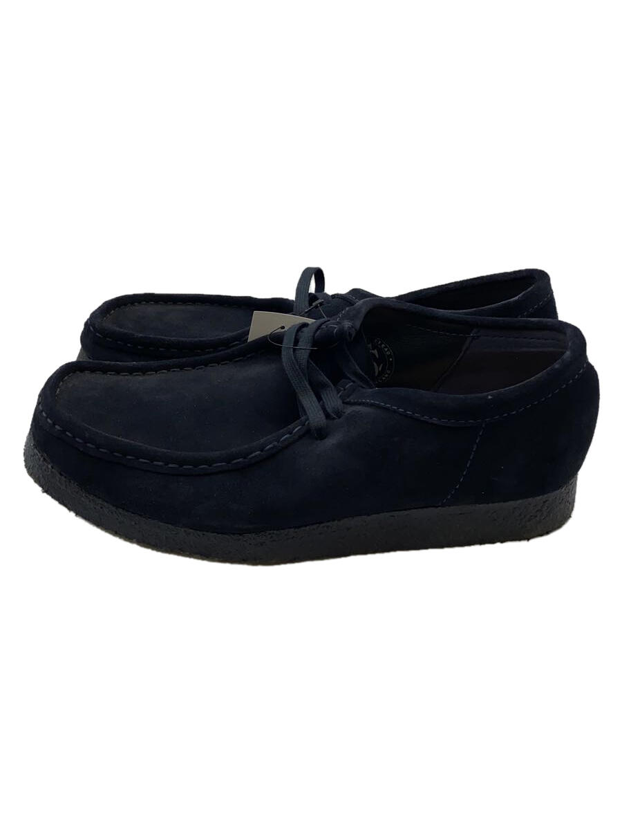 【中古】Clarks◆Wallabee/ブーツ/26.5cm/NVY/26773【シューズ】