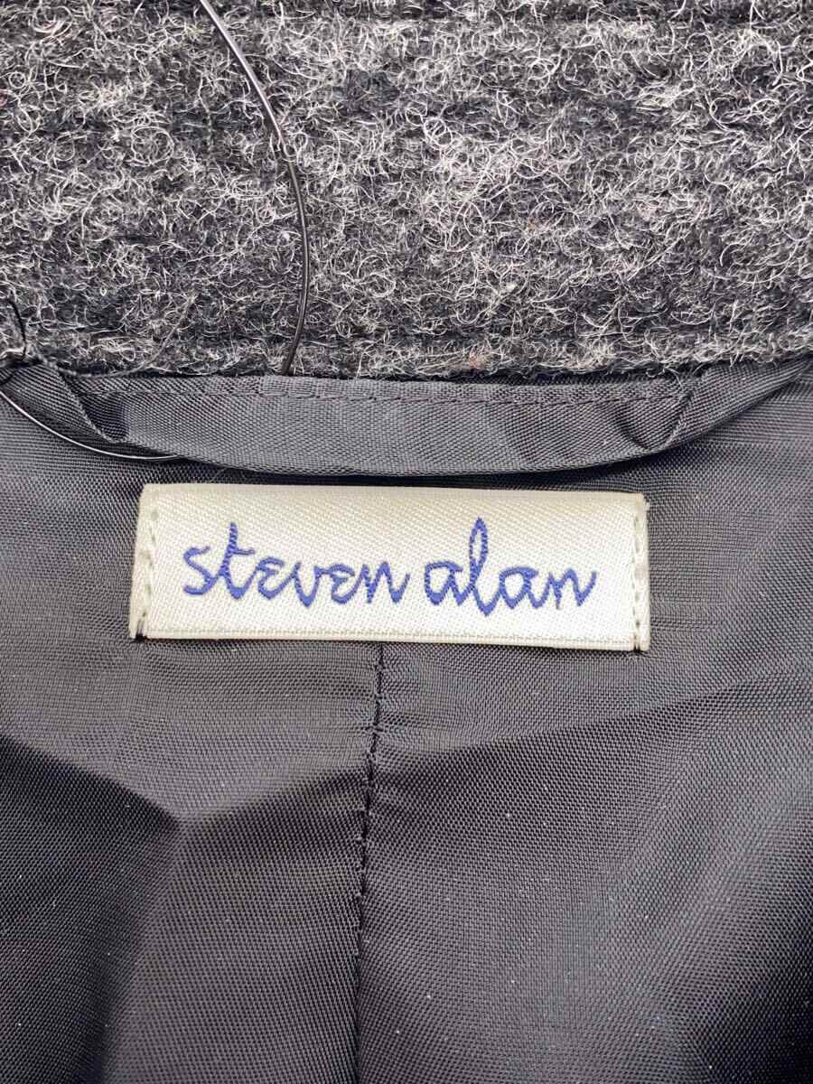 【中古】Steven Alan◆ブルゾン/L/ポリエステル/BLK/無地/8125-139-0682【メンズウェア】