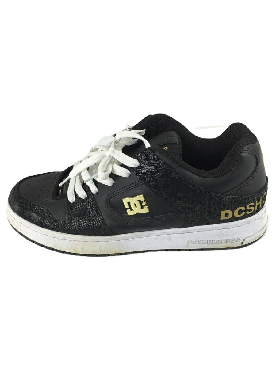 【中古】DC SHOES◆ローカットスニーカー/26.5cm/ブラック【シューズ】