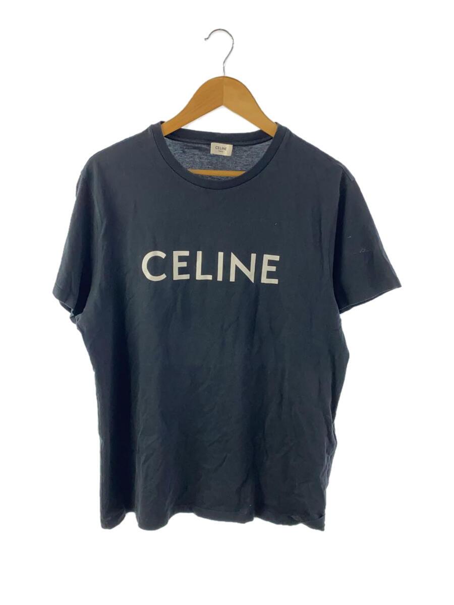 【中古】CELINE◆コットンジャージーTシャツ/XL/コットン/BLK【レディースウェア】