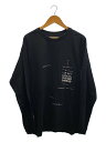【中古】TAKAHIROMIYASHITA TheSoloist.◆長袖Tシャツ/46/コットン/BLK/無地【メンズウェア】