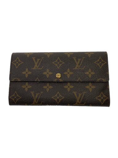 【中古】LOUIS VUITTON◆2)ポシェット・ポルト・モネ・クレディ_モノグラム・キャンバス_BRW/PVC/BRW/レディース【服飾雑貨他】 【中古】LOUIS VUITTON◆2)ポシェット・ポルト・モネ・クレディ_モノグラム・キャンバス_BRW/PVC/BRW/レディース【服飾雑貨他】