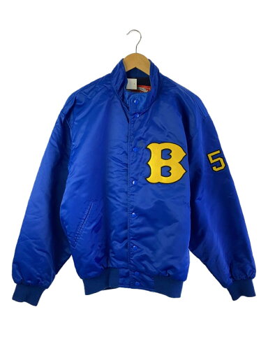【中古】ASICS◆スタジャン/--/ナイロン/BLU/BRG200【メンズウェア】 【中古】ASICS◆スタジャン/--/ナイロン/BLU/BRG200【メンズウェア】