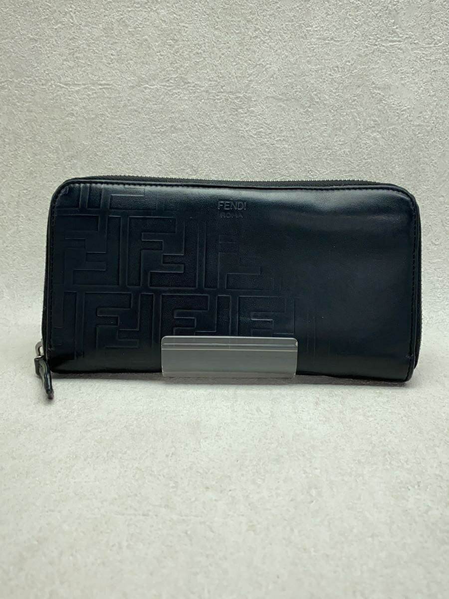 【中古】FENDI◆長財布/ラウンドファ