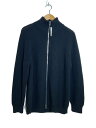 【中古】BATONER◆カーディガン(厚手)/3/ウール/BLK/BN-24FM-039【メンズウェア】