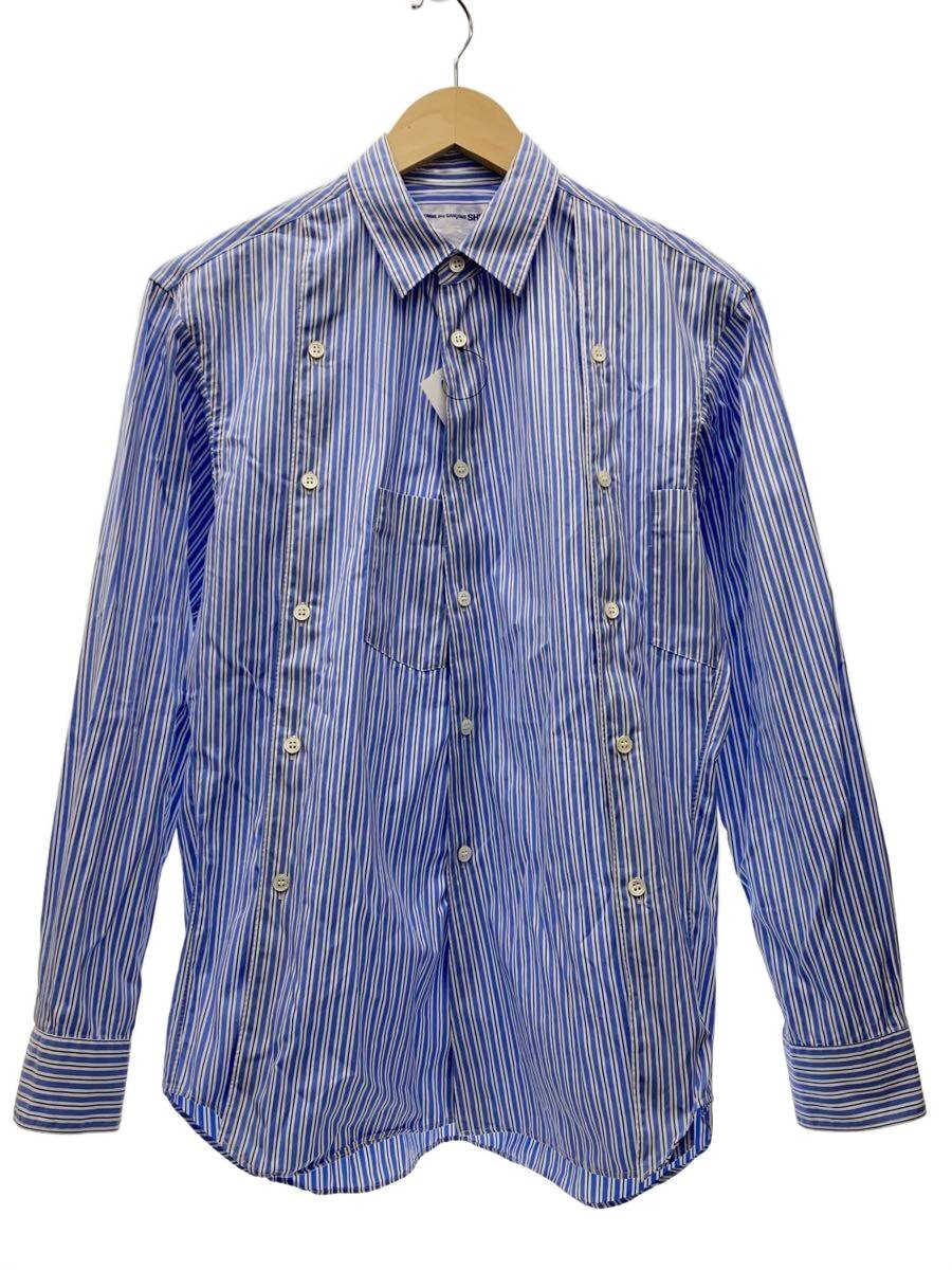 楽天市場】comme des garcons shirt 長袖シャツ／xs／コットン／bluの通販