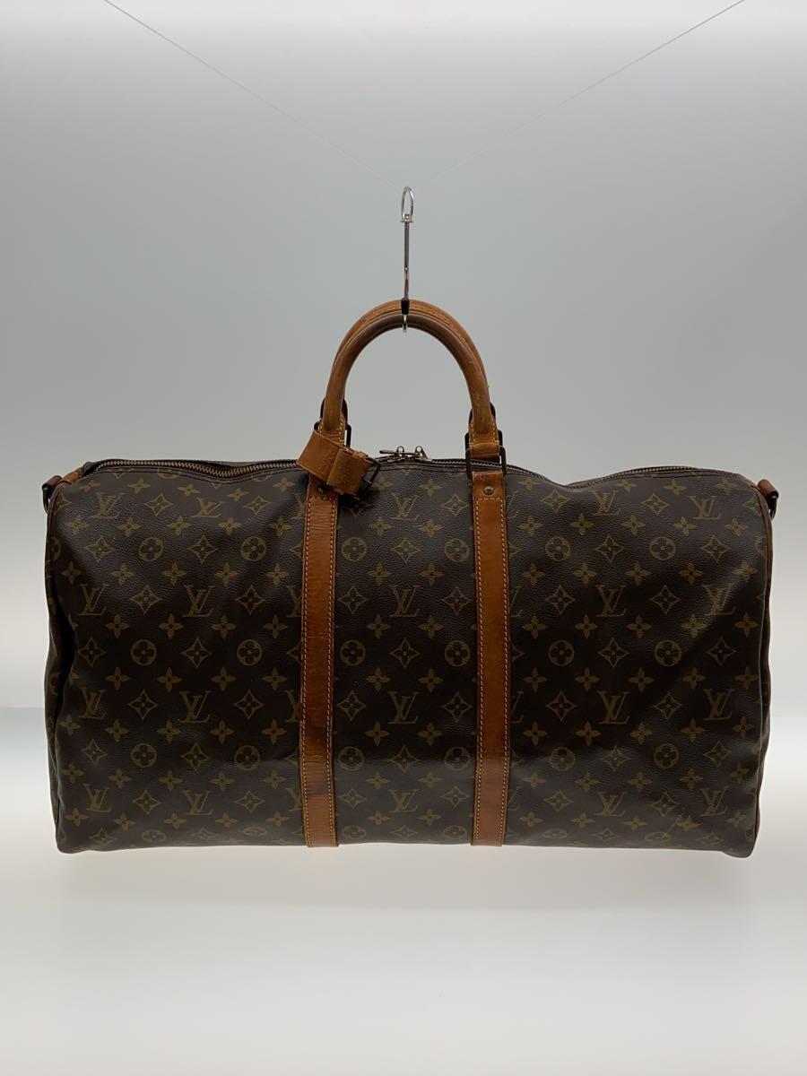 【中古】LOUIS VUITTON◆ボストンバッグ/PVC/ブラウン/総柄/M41424【バッグ】