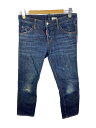 【中古】DSQUARED2◆ボトム/38/デニム/IDG/S72LA0835【メンズウェア】