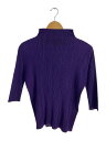 【中古】PLEATS PLEASE ISSEY MIYAKE◆長袖カットソー/3/ポリエステル/PUP/PP93-JK184【レディースウェア】