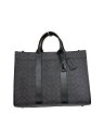 【中古】COACH◆トートバッグ/PVC/BLK/CY772【バッグ】