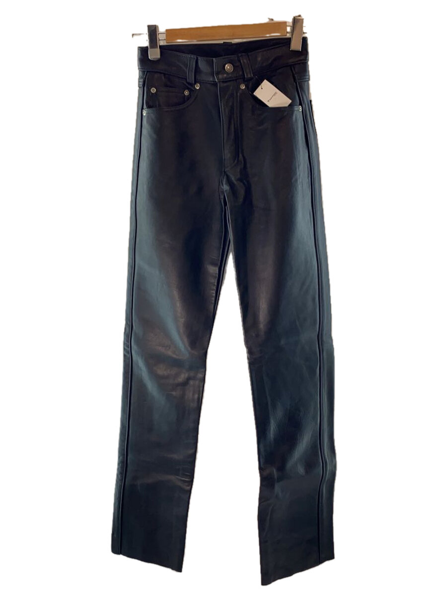 【中古】Schott◆ボトム/28/牛革/BLK/5017-01【メンズウェア】