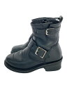 【中古】NANKAI◆エンジニアブーツ/23cm/BLK/レザー/NTB-27【シューズ】