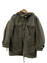 【中古】MILITARY◆80s/ドイツ軍/モッズコート/カーキ/8415-12-156-5736/ライナー付/左胸ヤブレあり【メンズウェア】(4)