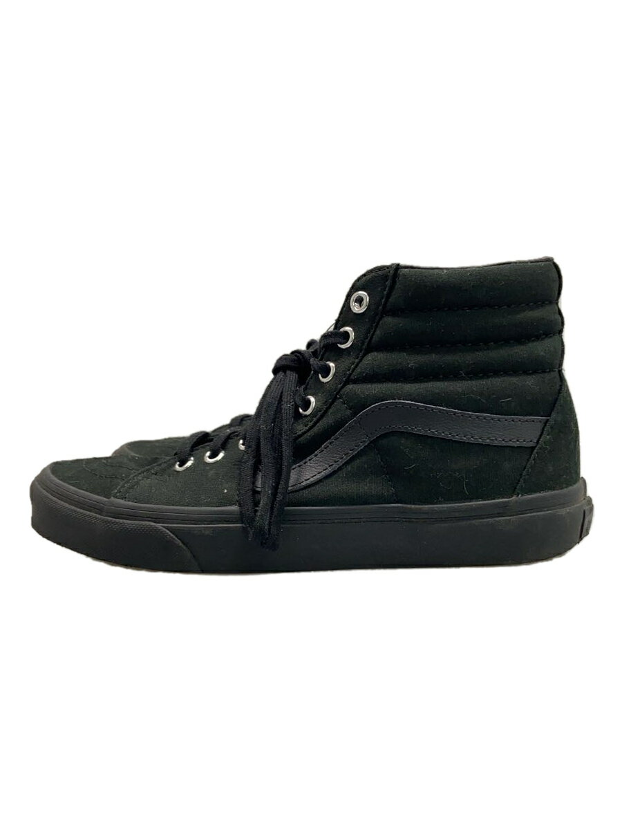 【中古】VANS◆ハイカットスニーカー/25cm/BLK/721454【シューズ】