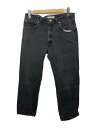 【中古】Levi’s◆505/ボトム/34/デニム/BLK/005050260【メンズウェア】