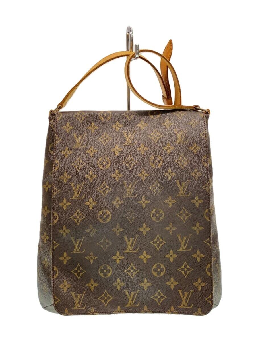 【中古】LOUIS VUITTON◆ショルダーバッグ/--/BRW/モノグラム/M51256【バッグ】