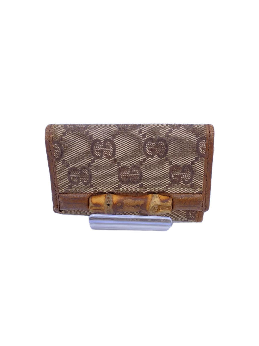 【中古】GUCCI◆キーケース/--/BRW/レディース