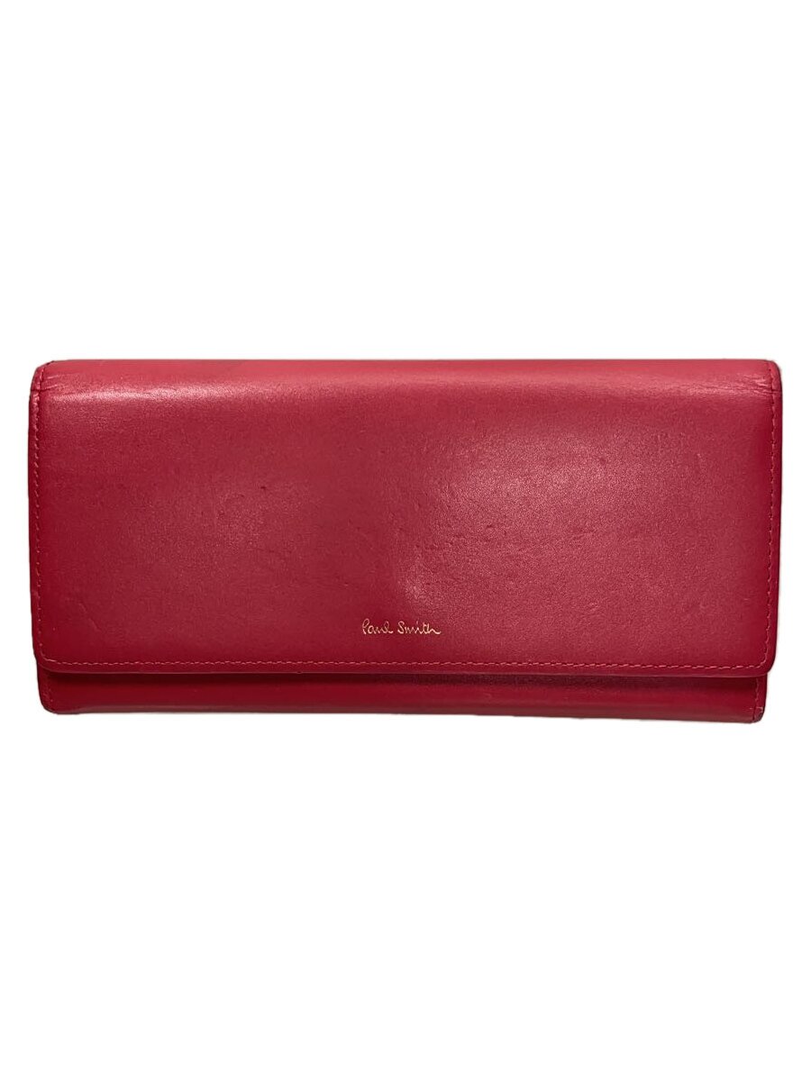 Clothing Accessories (Caps, Ties, Belts) - 【中古】Paul Smith◆長財布/レザー/PNK/無地/レディース//【服飾雑貨他】
