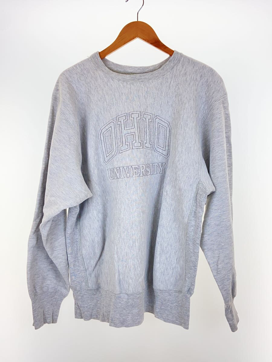 【中古】Champion◆スウェット/XL/コットン/GRY【メンズウェア】