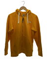 【中古】THE NORTH FACE◆REARVIEW FULL ZIP HOODIE_リアビューフルジップフーディ/XL/コットン/YLW【レディースウェア】