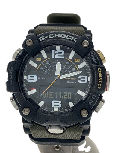 【中古】CASIO◆クォーツ腕時計・G-SHOCK/デジアナ/BLK/KHK【服飾雑貨他】 【中古】CASIO◆クォーツ腕時計・G-SHOCK/デジアナ/BLK/KHK【服飾雑貨他】