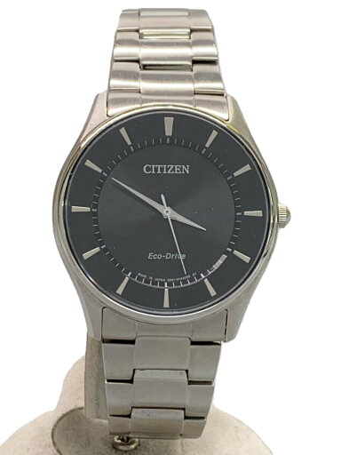 【中古】CITIZEN◆ソーラー腕時計/アナログ/ステンレス/BLK/SLV/E031-S103720【服飾雑貨他】 【中古】CITIZEN◆ソーラー腕時計/アナログ/ステンレス/BLK/SLV/E031-S103720【服飾雑貨他】