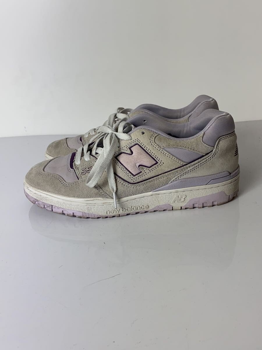 NEW BALANCE◆シューズ/27.5cm/WHT/スウェード/BB550RR1