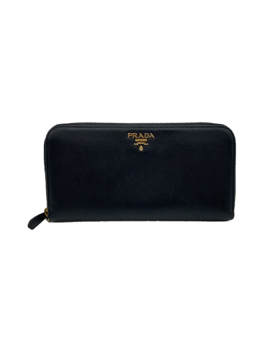 【中古】PRADA◆長財布/--/BLK/レディース/1ML506//【服飾雑貨他】