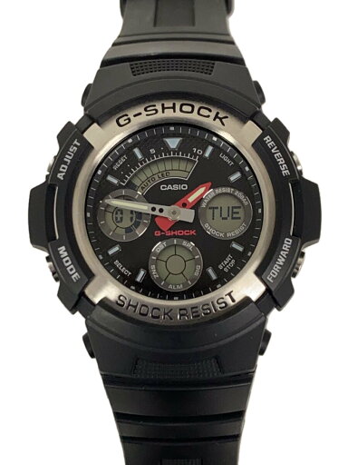【中古】CASIO◆G-SHOCK/クォーツ腕時計/デジタル/ブラック/AW590【服飾雑貨他】 【中古】CASIO◆G-SHOCK/クォーツ腕時計/デジタル/ブラック/AW590【服飾雑貨他】