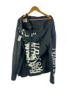 【中古】TAKAHIROMIYASHITA TheSoloist.◆Drop Shoulder Removeable Collar Shirt/長袖シャツ/48/コットン/ブラック//【メンズウェア】