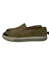 【中古】MIU MIU◆ローカットスニーカー/37/KHK/スウェード【シューズ】