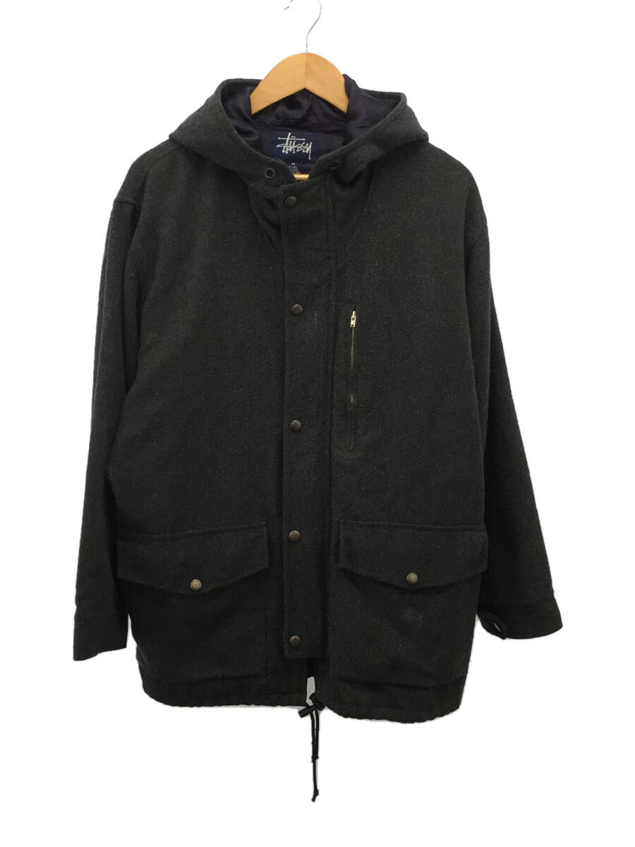 【中古】STUSSY◆ジャケット/M/ウール