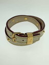 【中古】LOUIS VUITTON◆LOUIS VUITTON ルイヴィトン ブレスレット/レザー/レディース/M91846【服飾雑貨他】