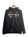 【中古】DESCENTE◆スポーツウェアー/--/BLK【スポーツ】