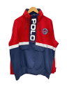 【中古】POLO RALPH LAUREN◆ハーフジップスウェット/XL/ポリエステル/RED/0200001436/710790863001【メンズウェア】