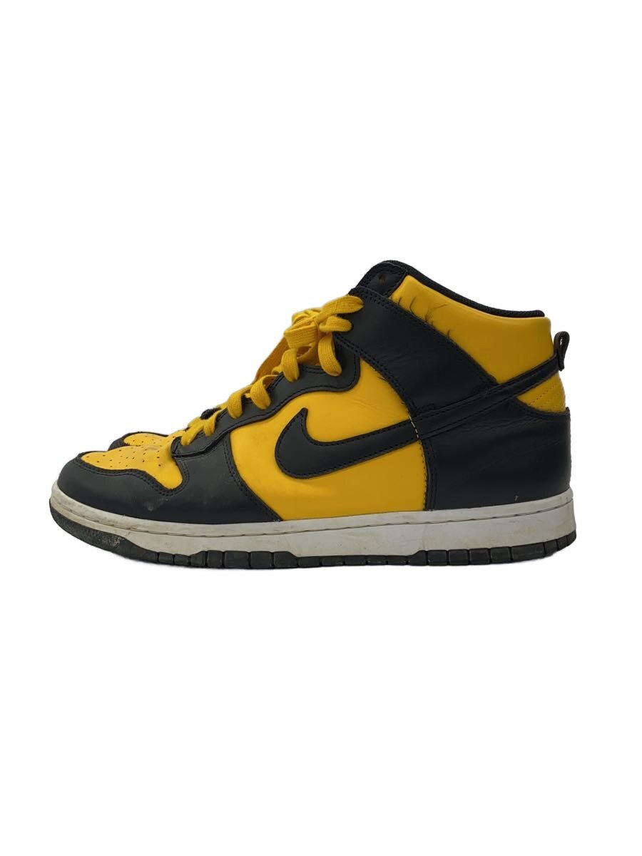 【中古】NIKE◆DUNK HI RETRO_ダンク ハイ レトロ/28.5cm/YLW【シューズ】