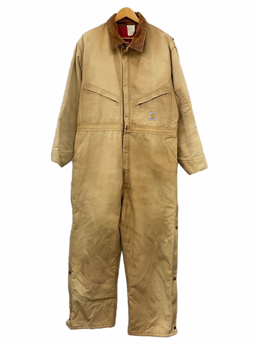 【中古】Carhartt◆USA製/オールインワン/つなぎ/ダック/オーバーオール/48/コットン/CML【メンズウェア】