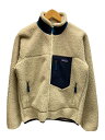 【中古】patagonia◆パタゴニア/フリースジャケット/S/ポリエステル/クリーム/無地/23056FA19【メンズウェア】